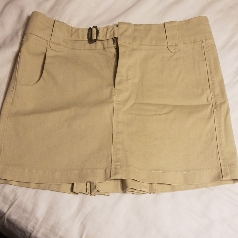7 for all mankind khaki skirt